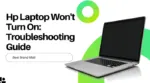 hp laptop won't turn on