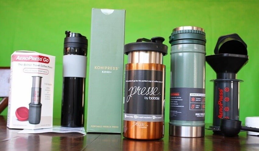 Portable French Press Coffee Maker