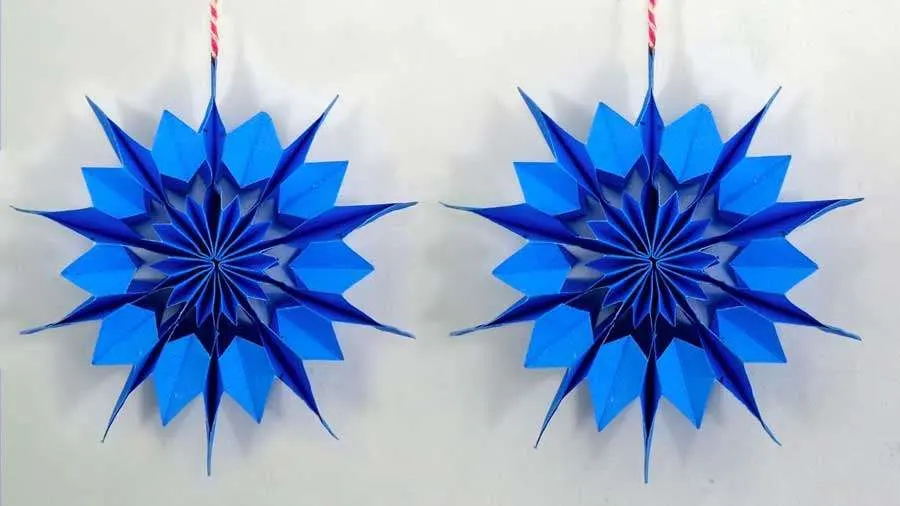 3d paper snowflakes
