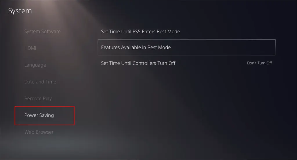 Power Options